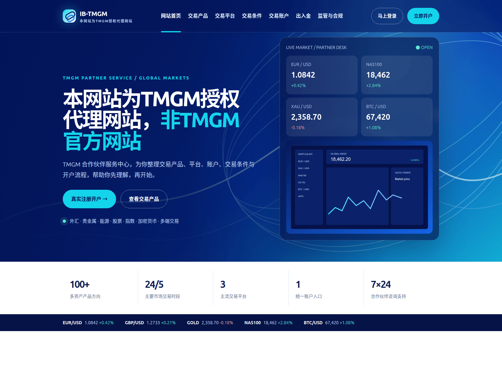Screenshot of tmgmtradecn.com