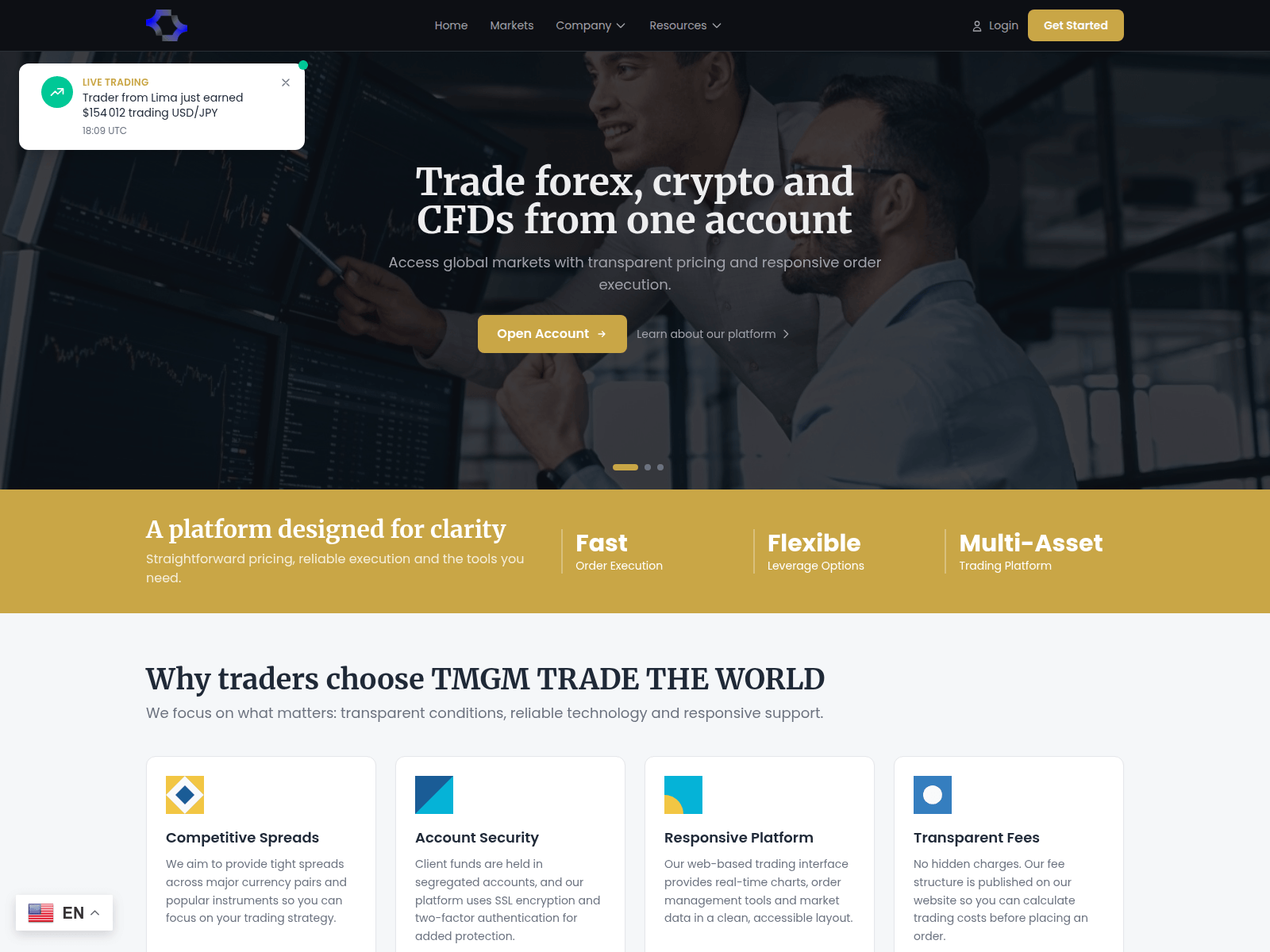 Screenshot of tmgmtrade.live