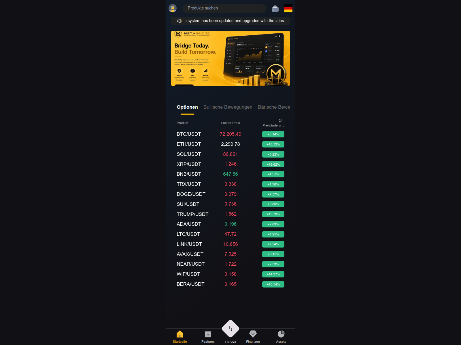Screenshot of metabridge-net.com