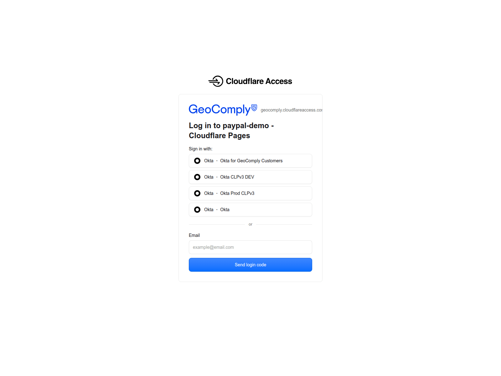 Screenshot of paypal-demo.pages.dev