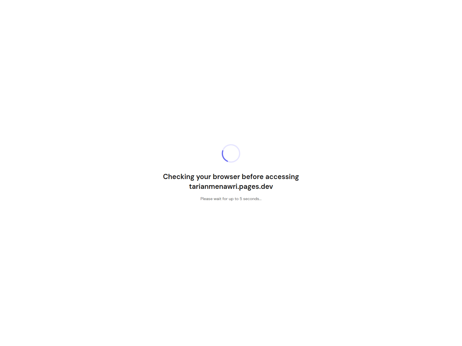 Screenshot of tarianmenawri.pages.dev