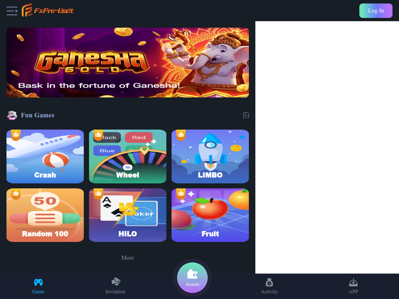 Screenshot of fxpro-usdt.vip