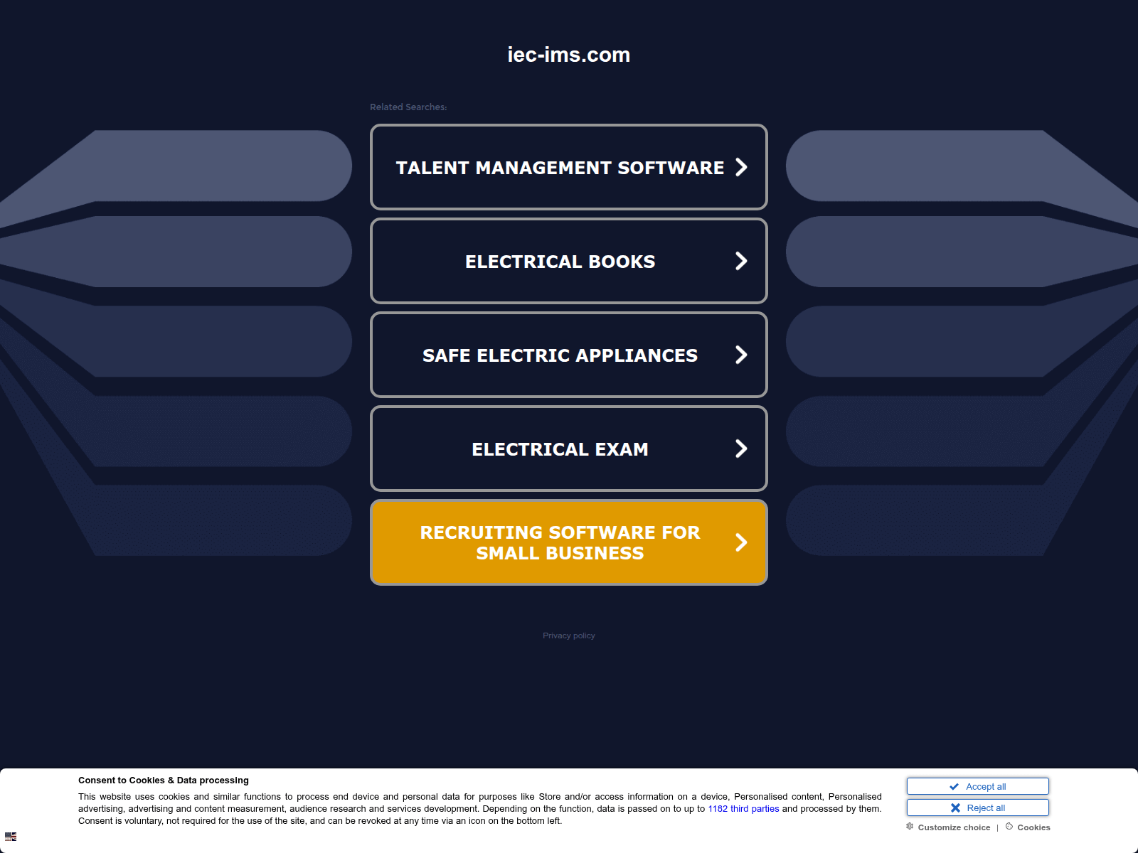 Captura de pantalla de iec-ims.com