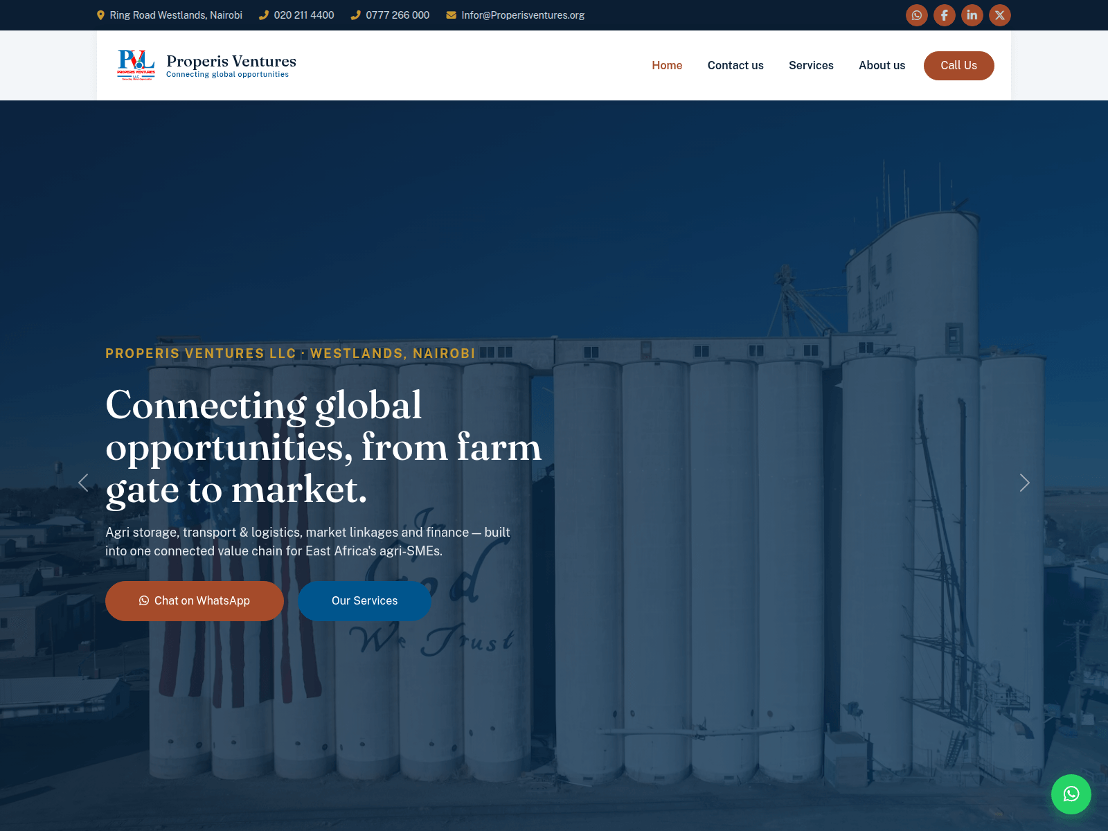 Screenshot of properisventures.org