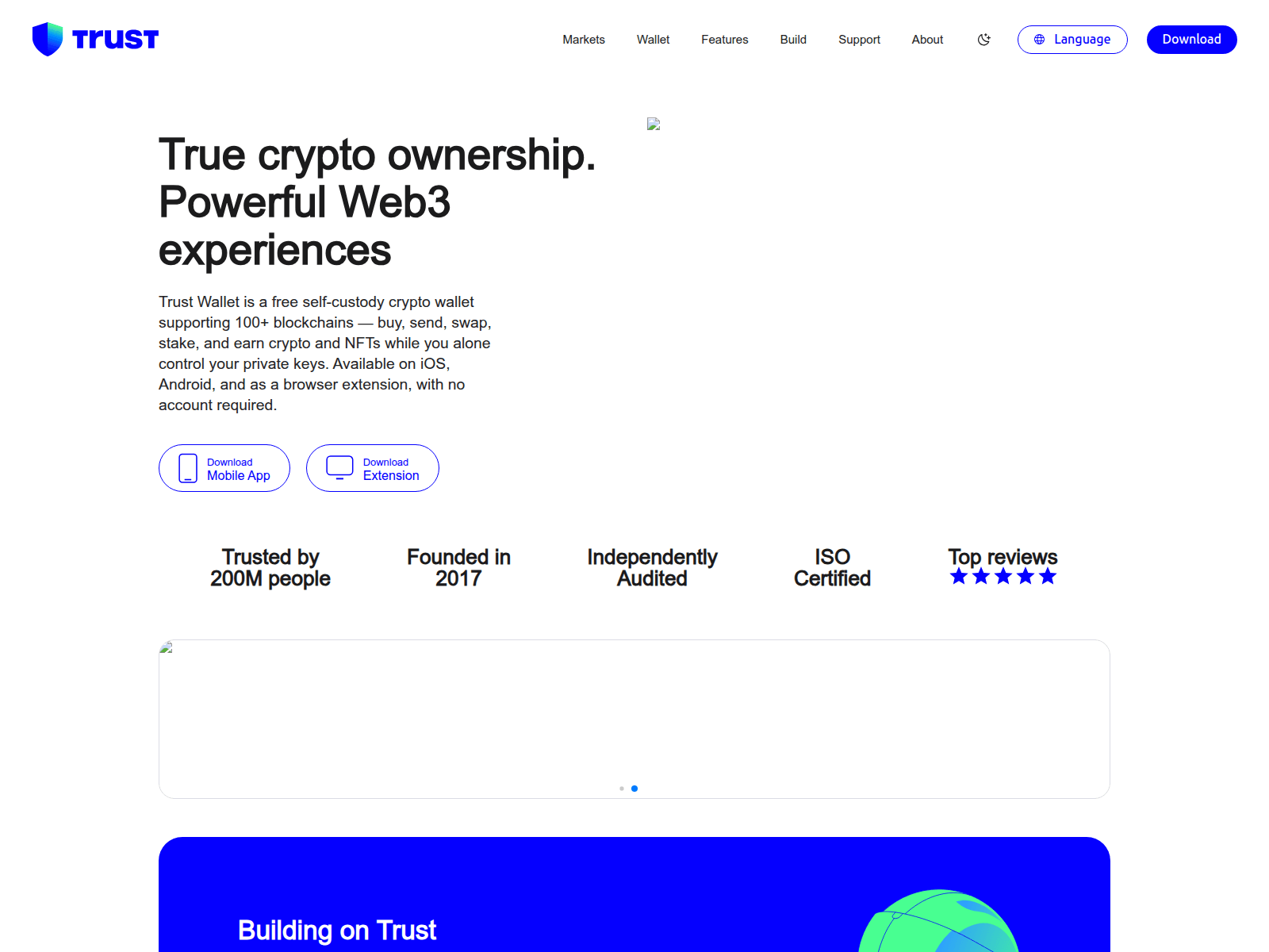 Screenshot of trust-v3.com