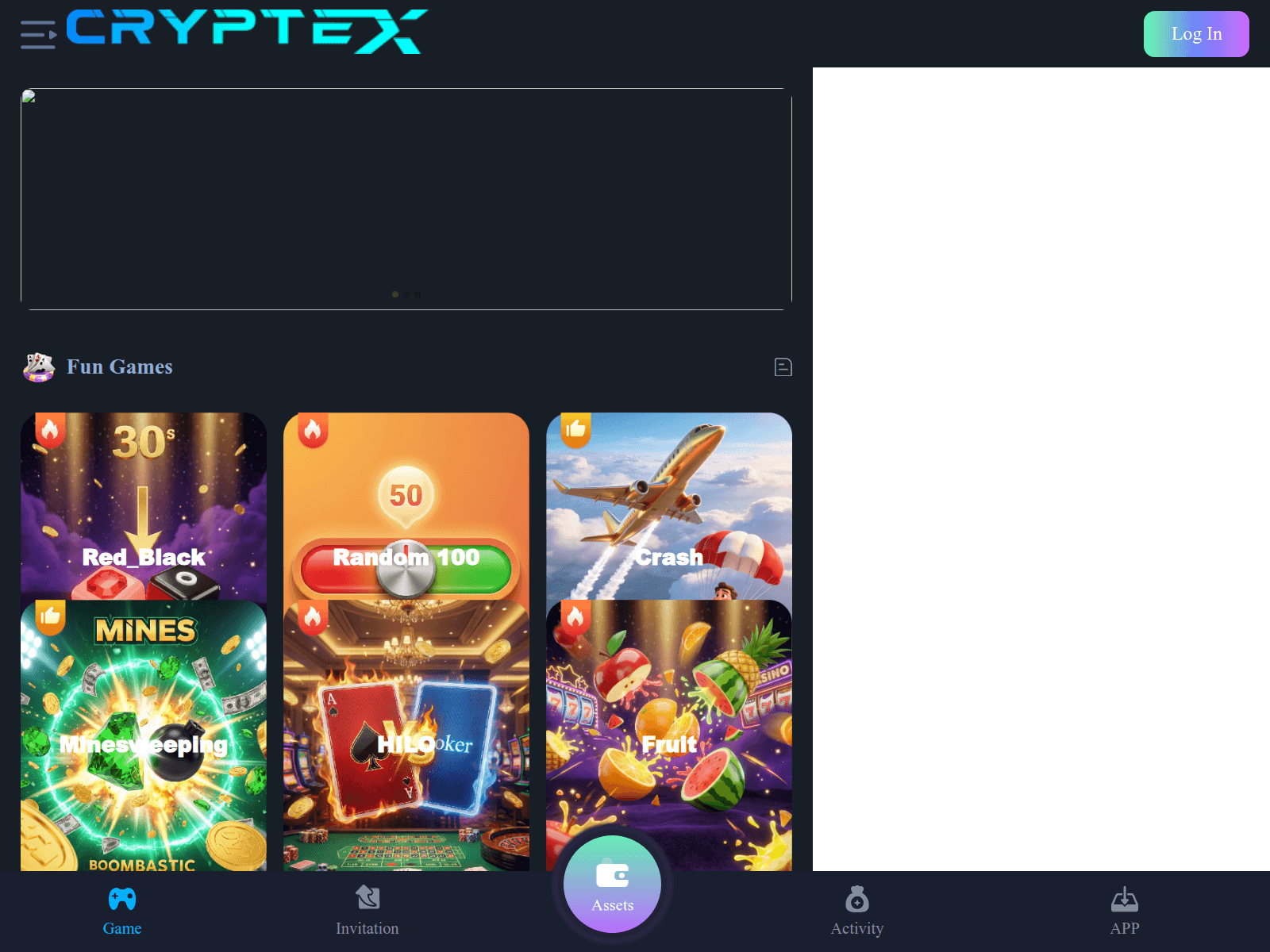 Screenshot of gainifycrypto.com
