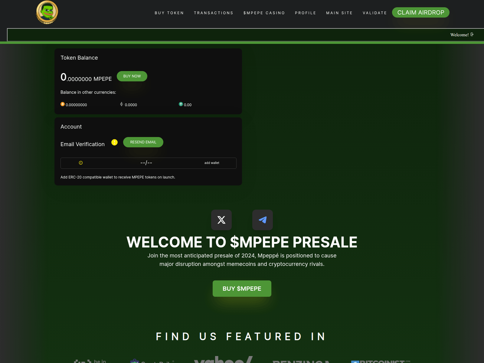لقطة شاشة لـ mpeppe-dashboard.pages.dev