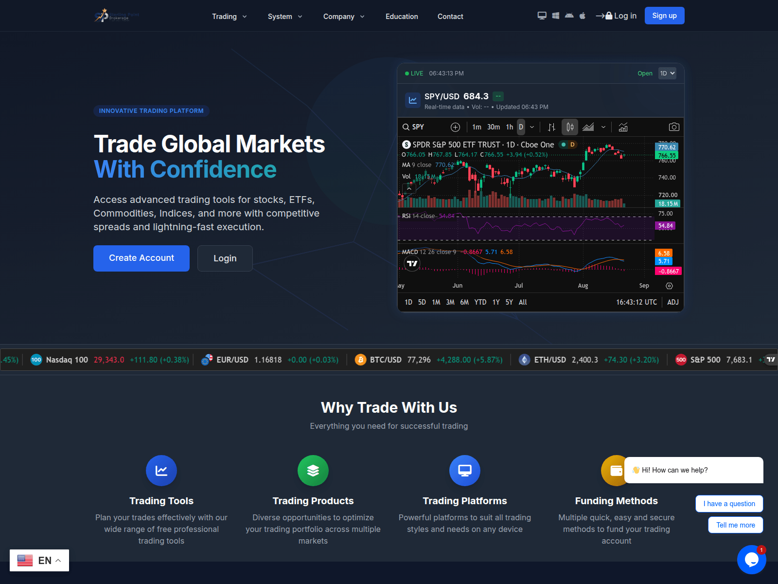 Screenshot of sterlingpointbrokerage.com