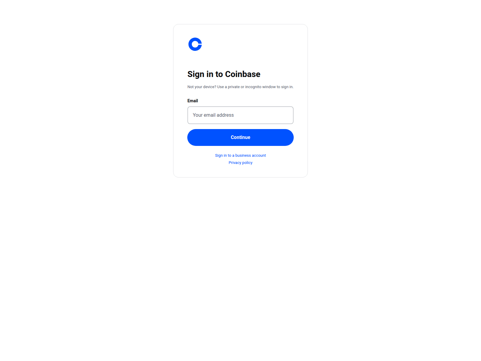 Screenshot of help-coinbase.beer