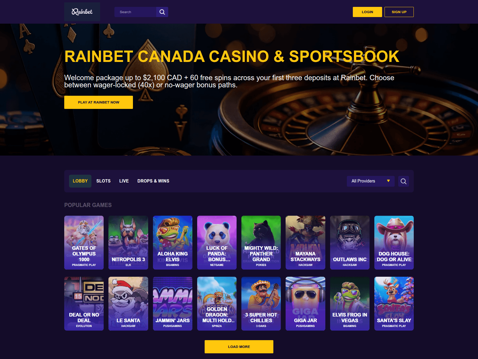 Screenshot of rainbet-game.com