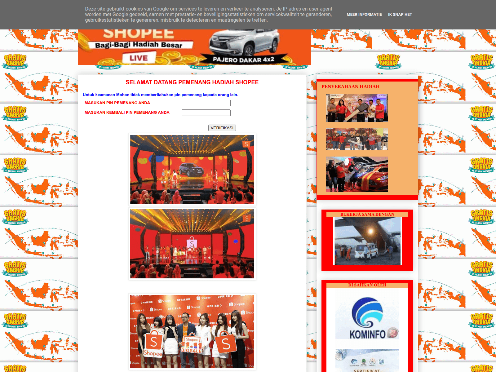 Screenshot of undian-pemenang2020.blogspot.com