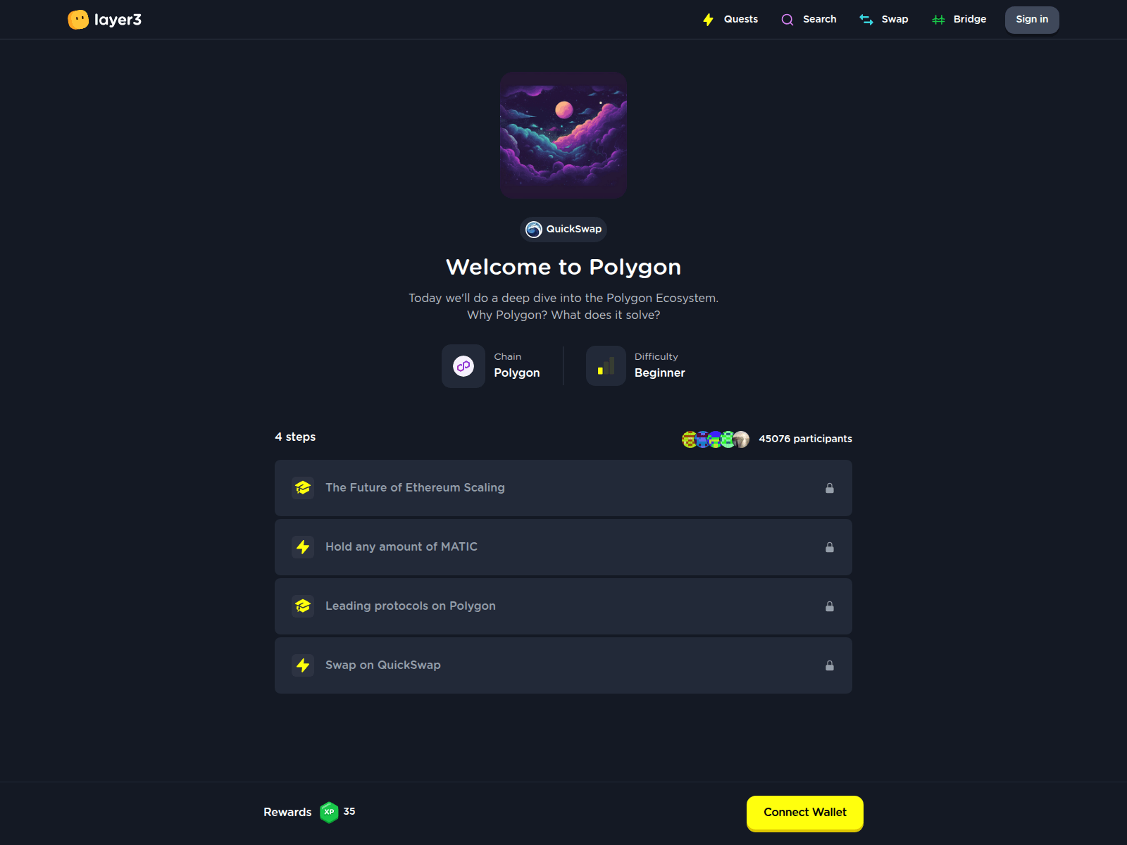 Screenshot of layer3stack.com