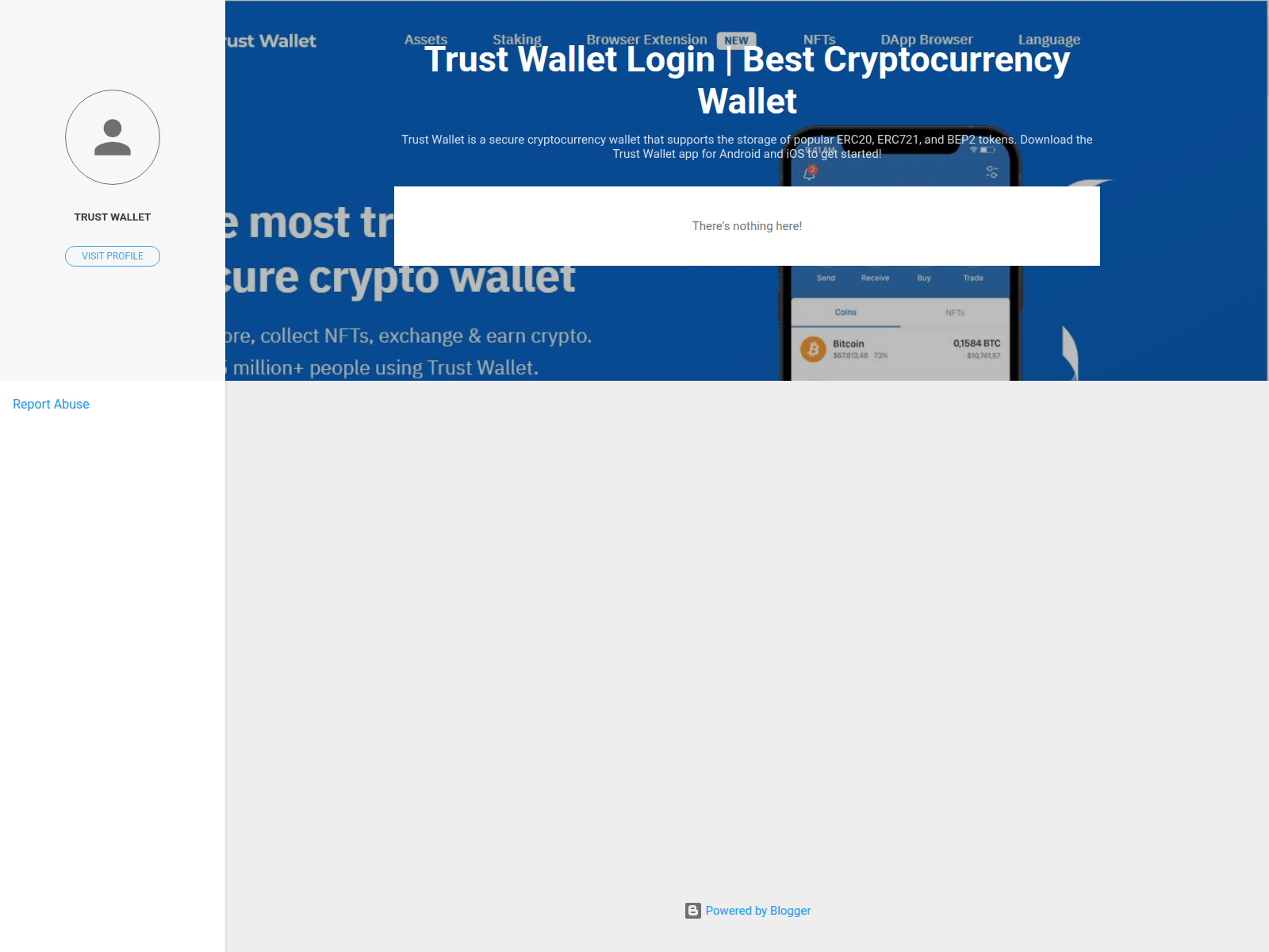 のスクリーンショット trust-wallet-login.blogspot.com.cy