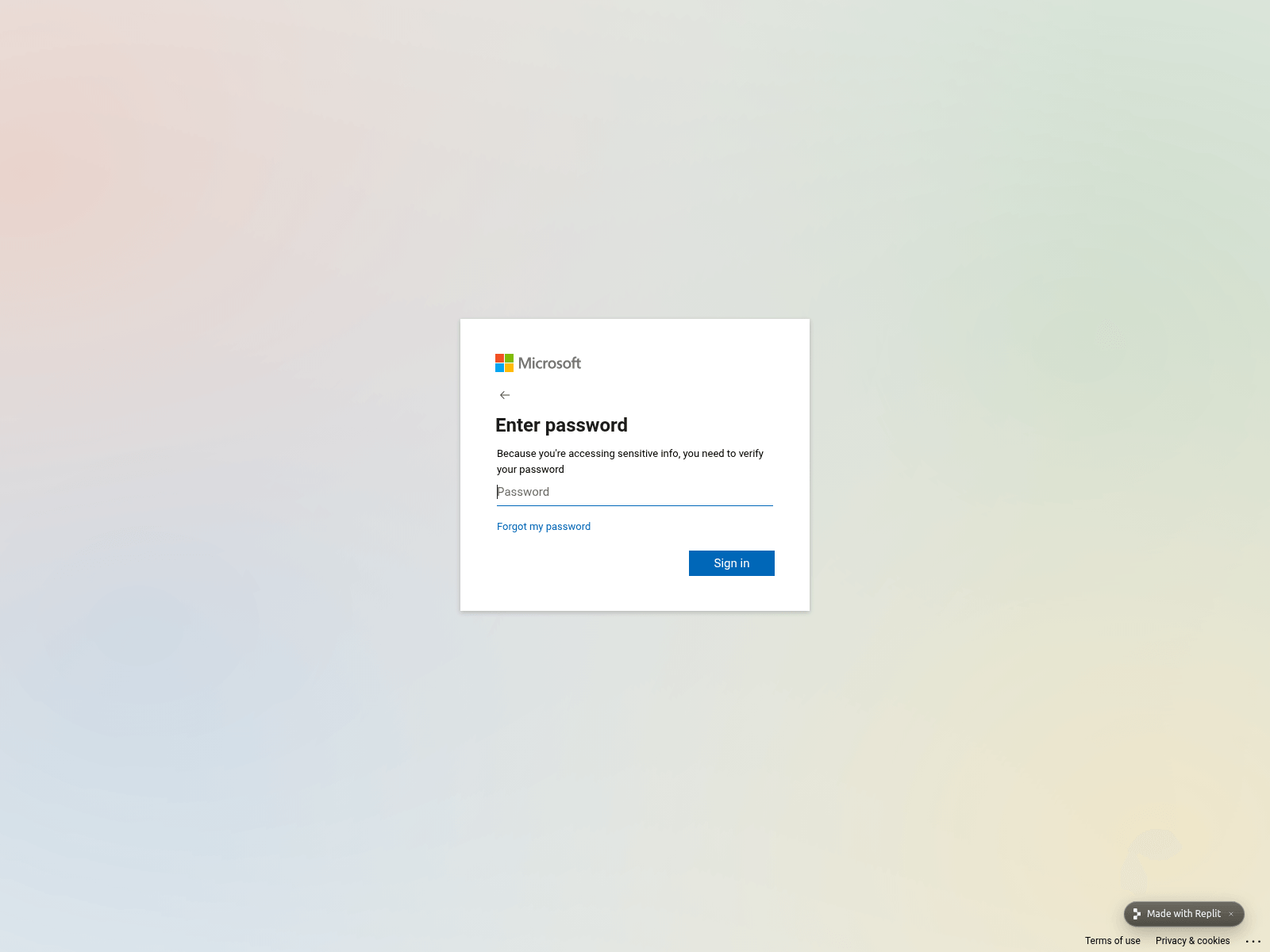 Screenshot of secure-static-site--dgtoney.replit.app