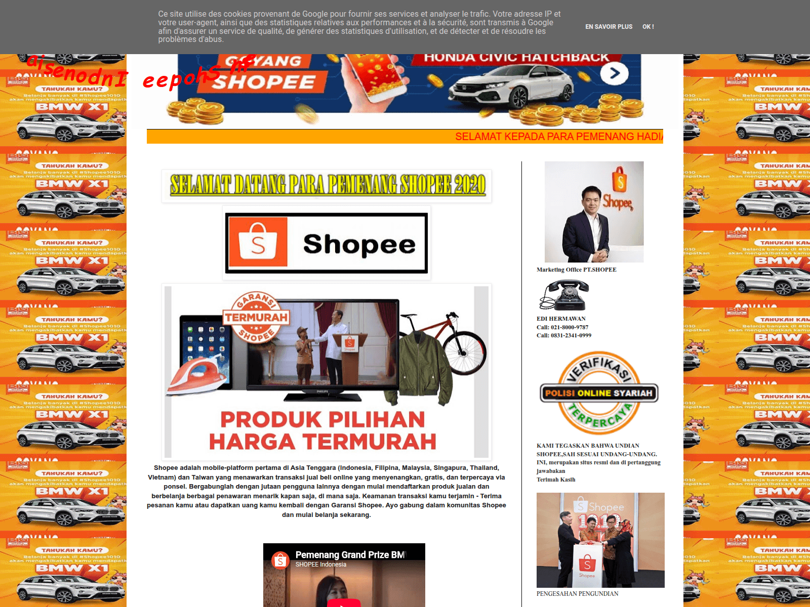 Screenshot of shopee1227.blogspot.com
