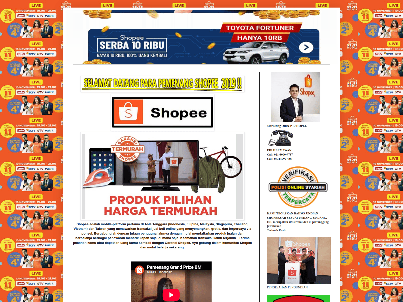 Screenshot of pt-shopee700.blogspot.com