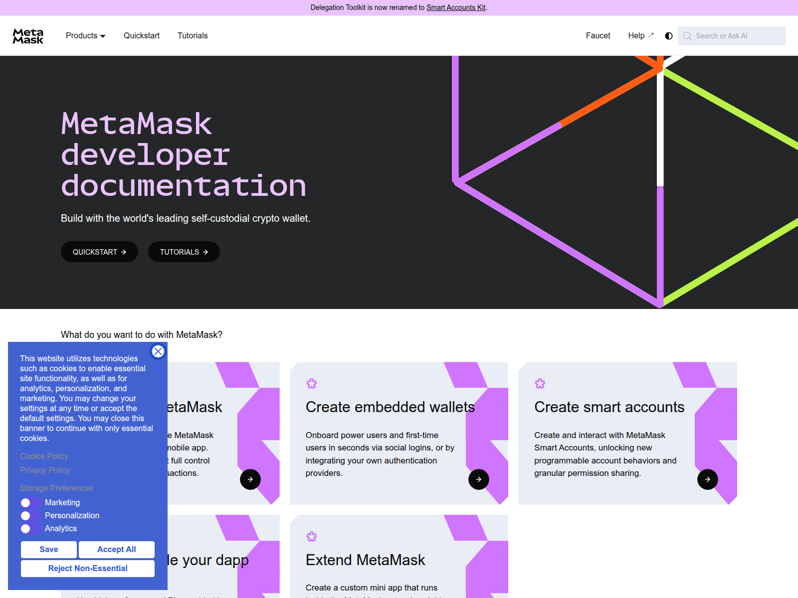 Screenshot von metamask-docs-msm5gso3g-consensys-ddffed67.vercel.app