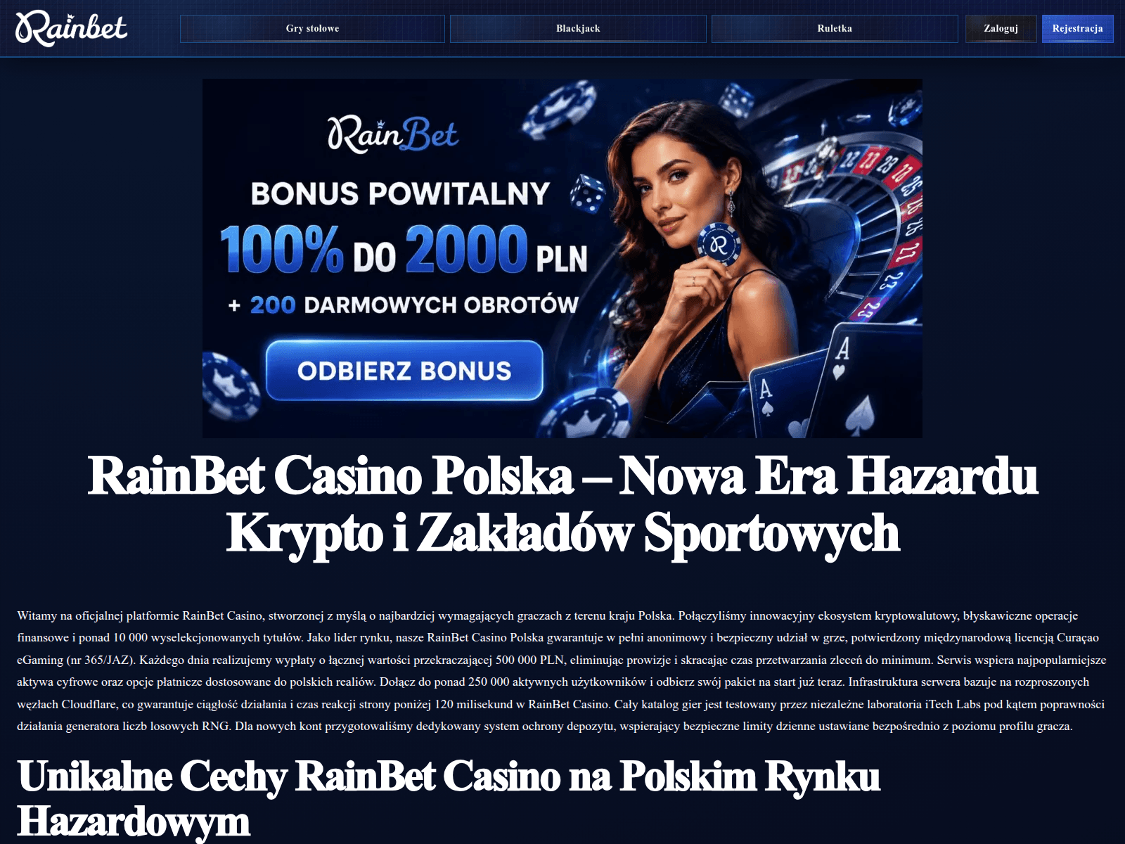 Screenshot of rainbet-pl.net