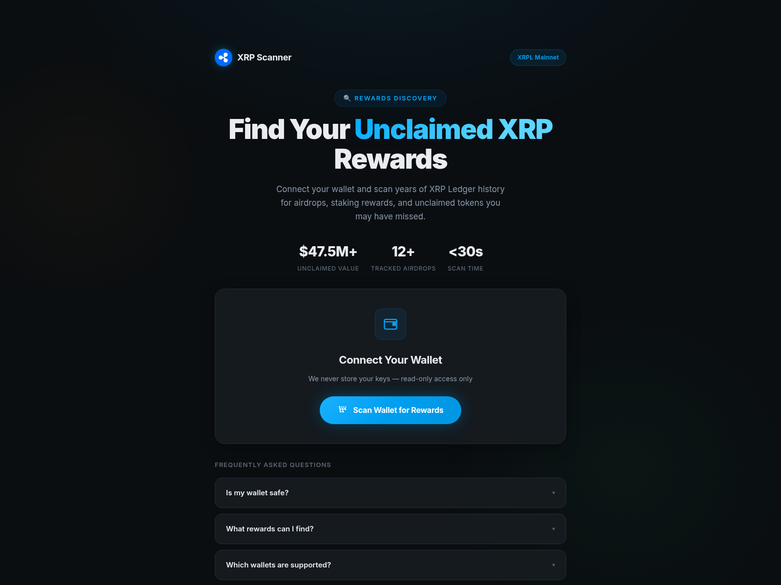 Screenshot of xrp-scans.com