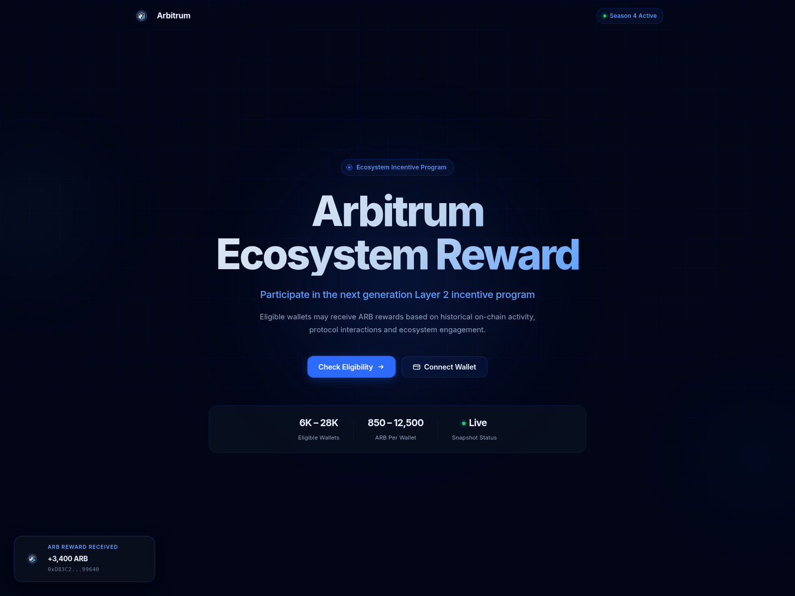 Screenshot of event-arbscan.com