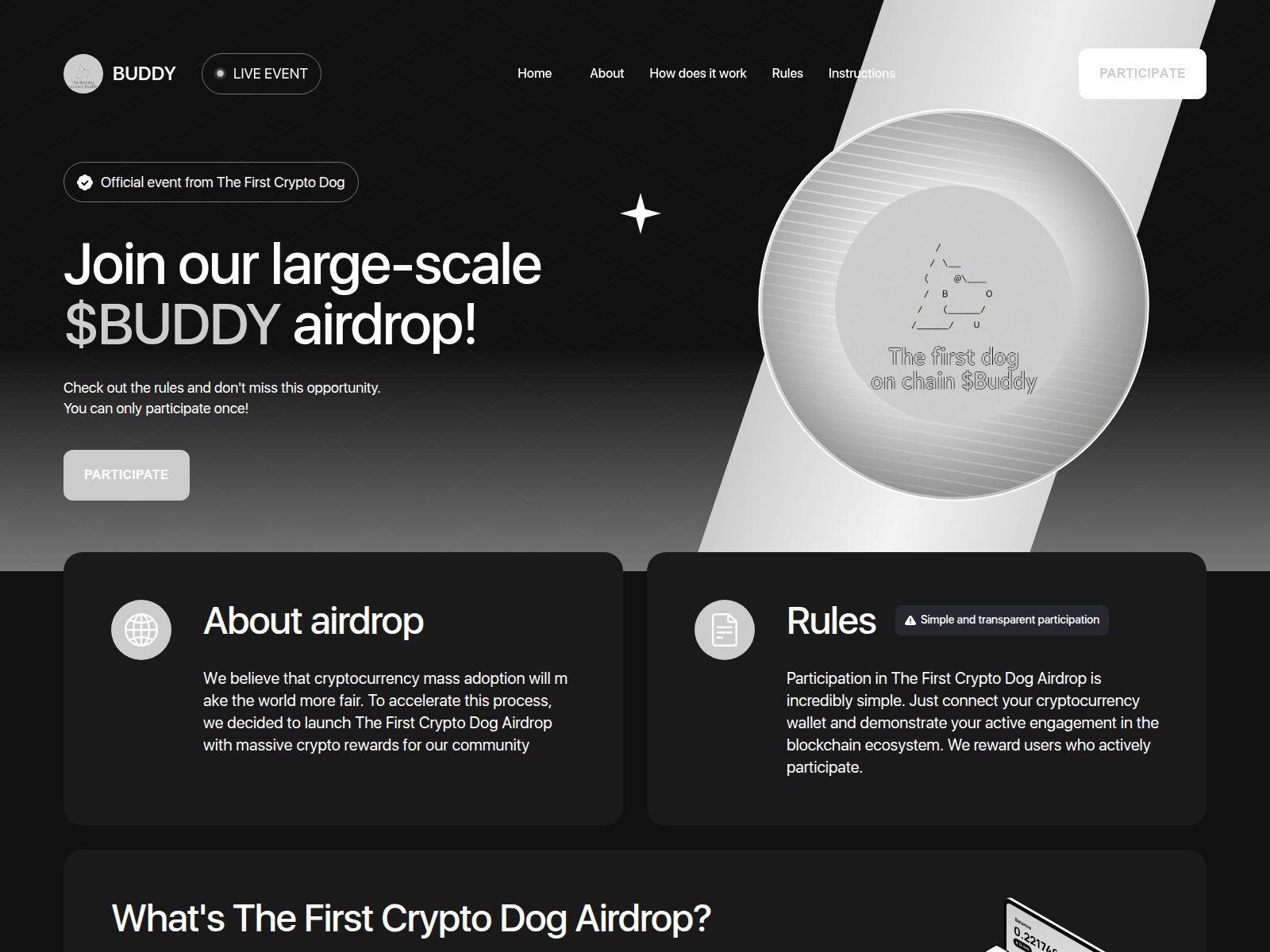 Screenshot of buddyonsol.icu