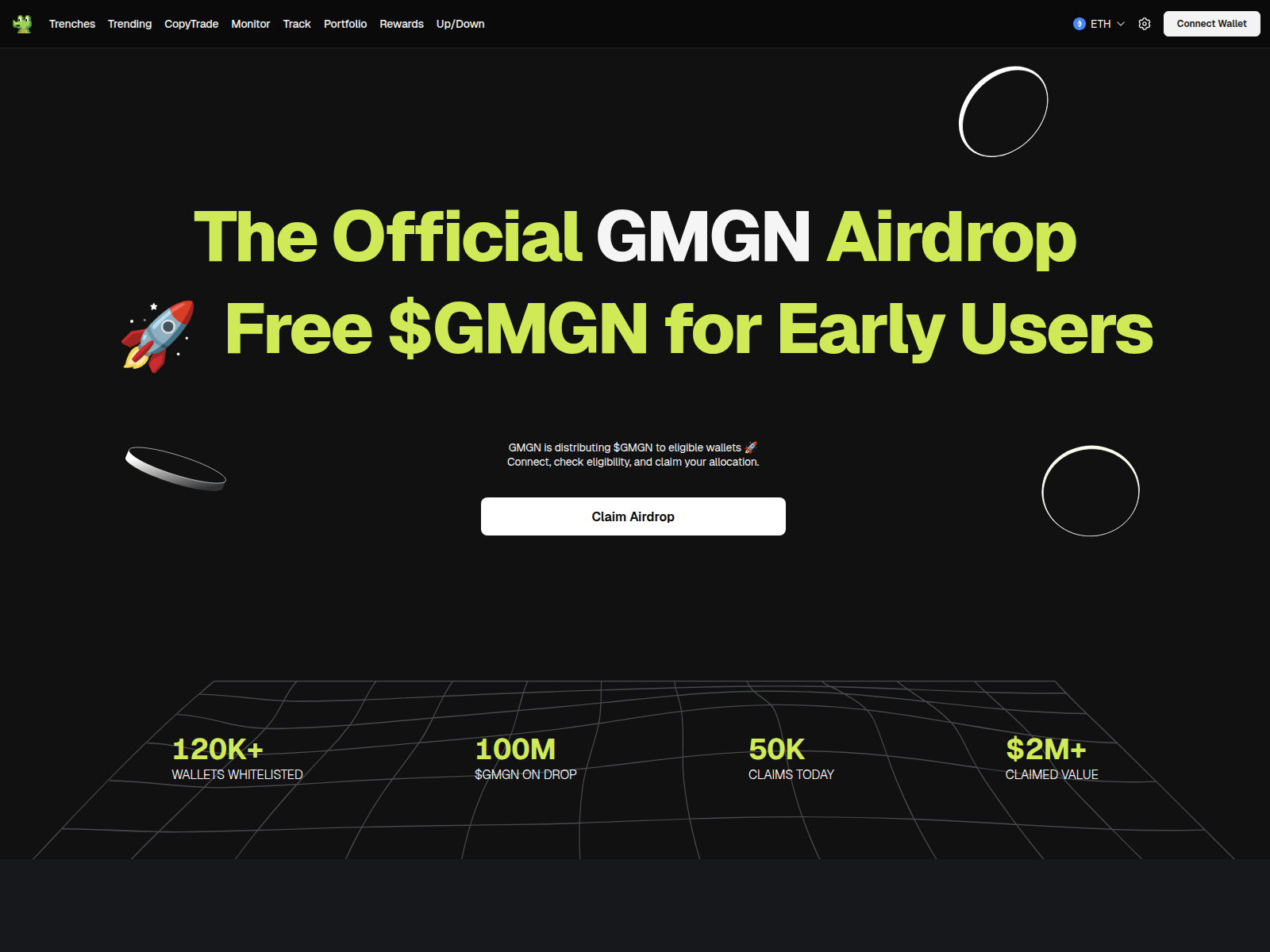 Screenshot of gmgndrop.pw