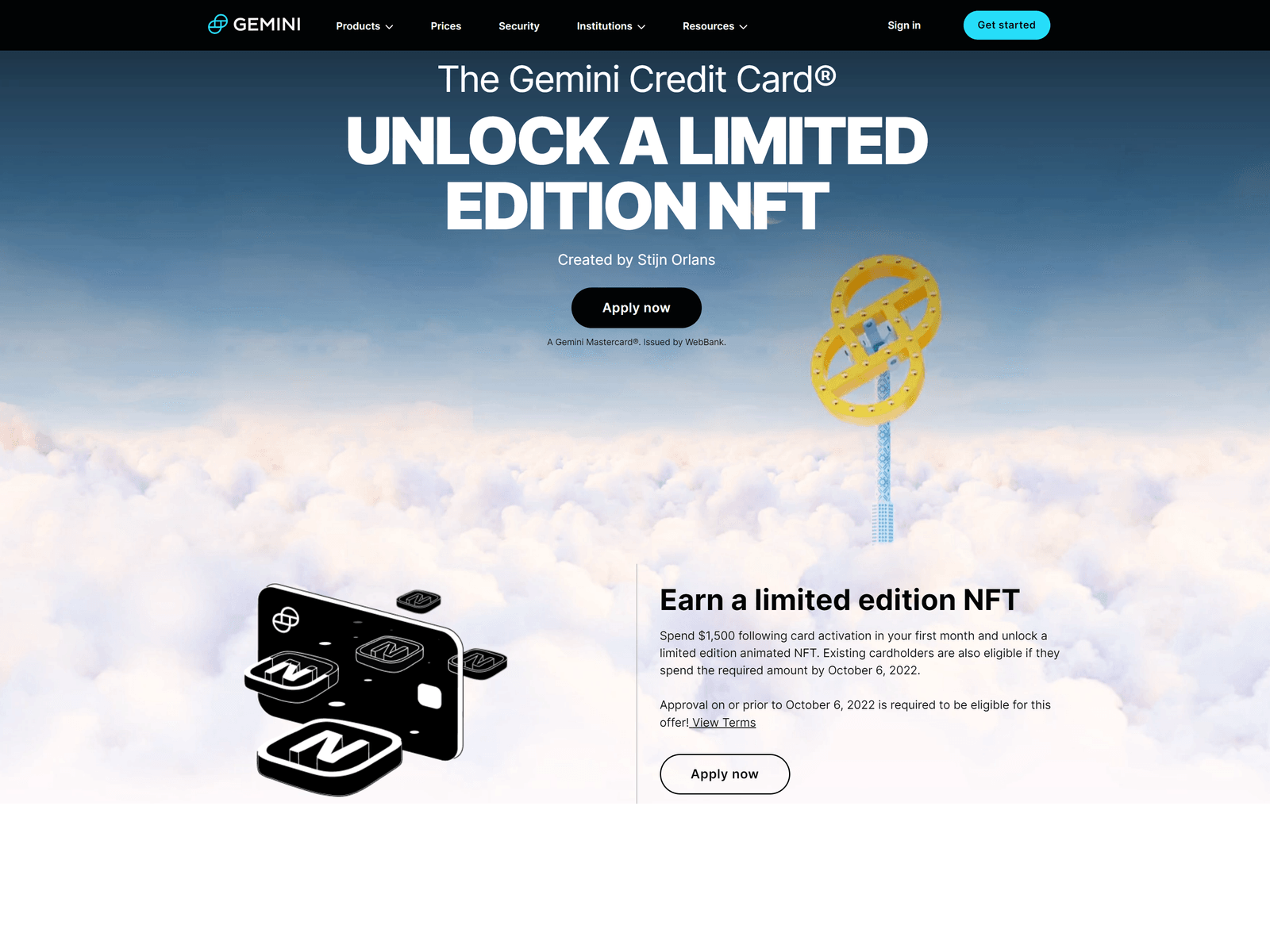 Screenshot of gemminilooginn.webflow.io