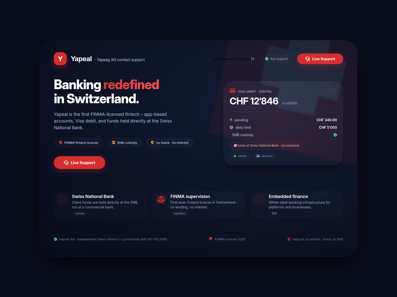 Screenshot of yapealbank.com
