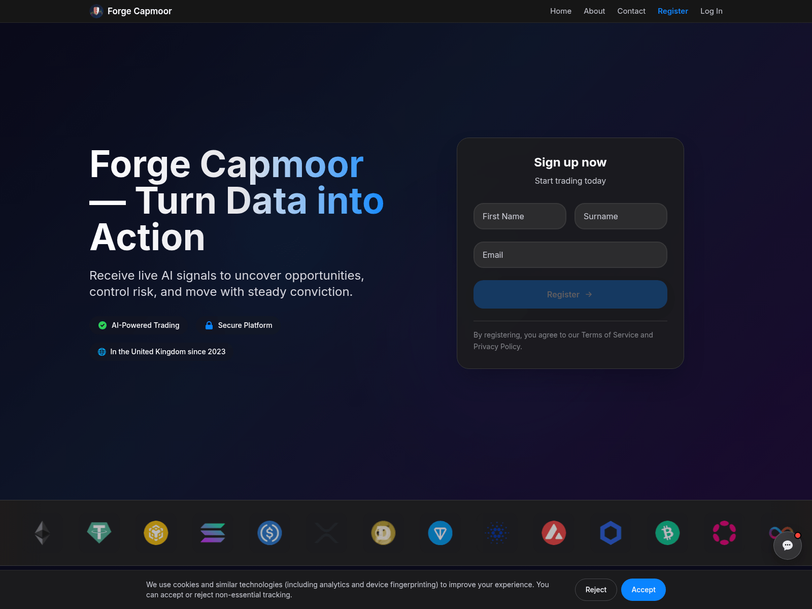 Screenshot of forge-capmoor.today