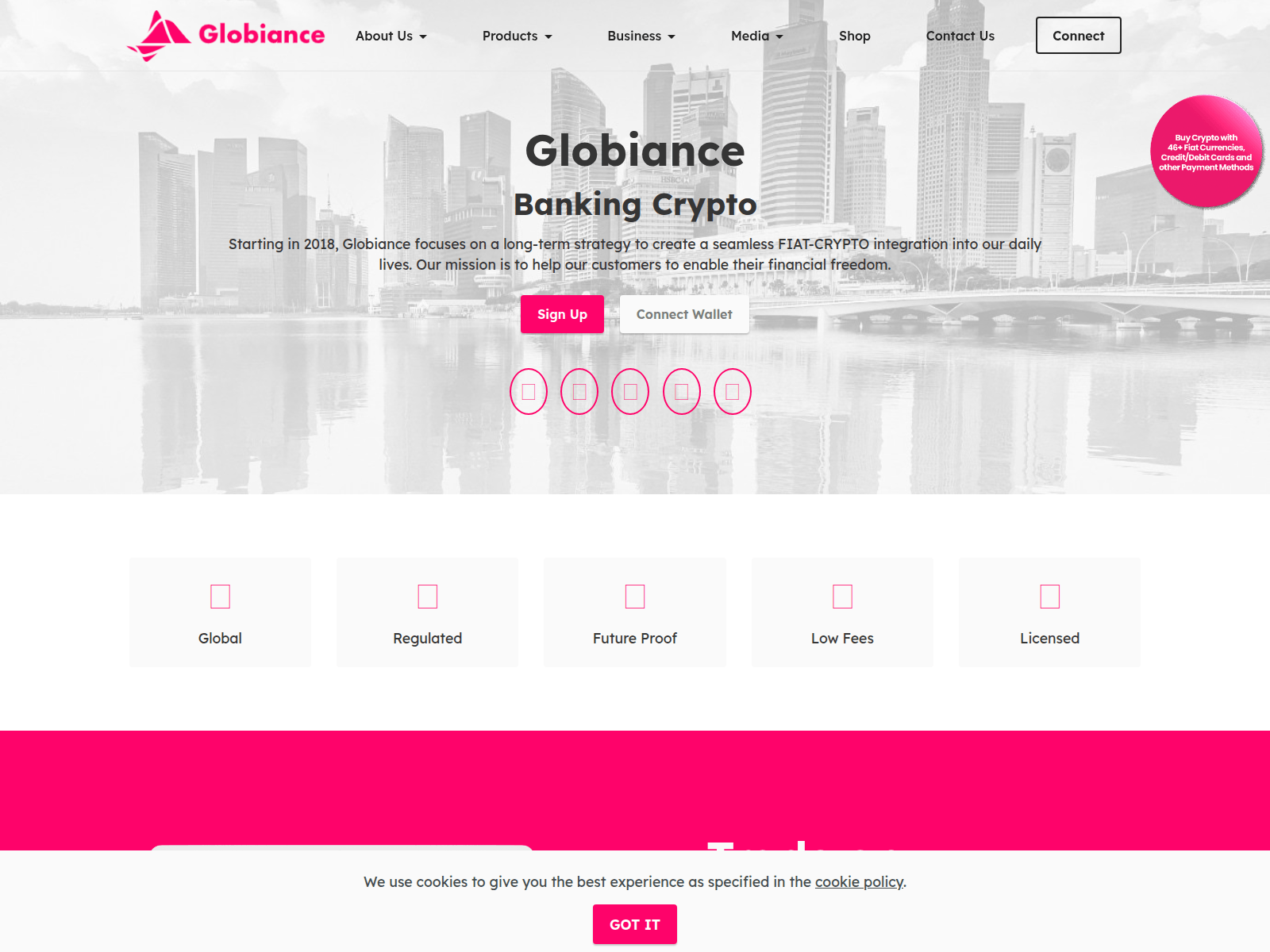 Screenshot of globiancewhitelist.app