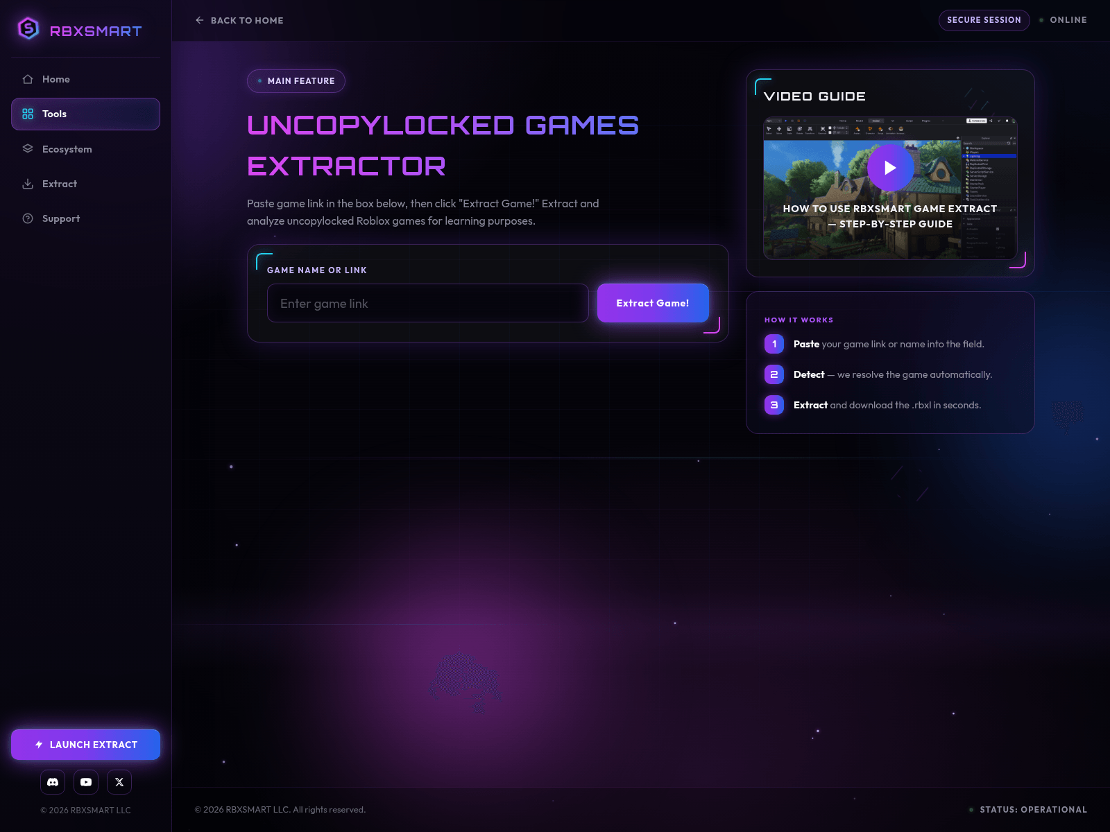 Screenshot of rbxsmart.pw