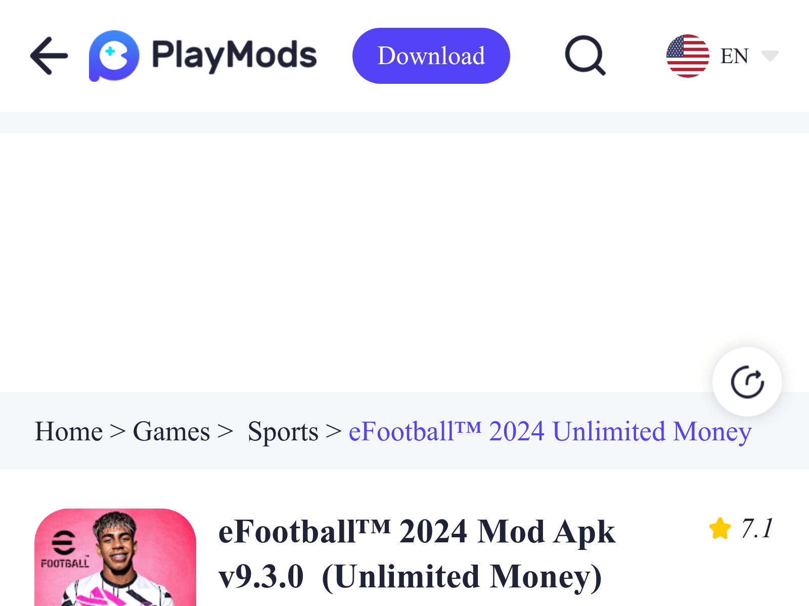 Screenshot of playmods.net