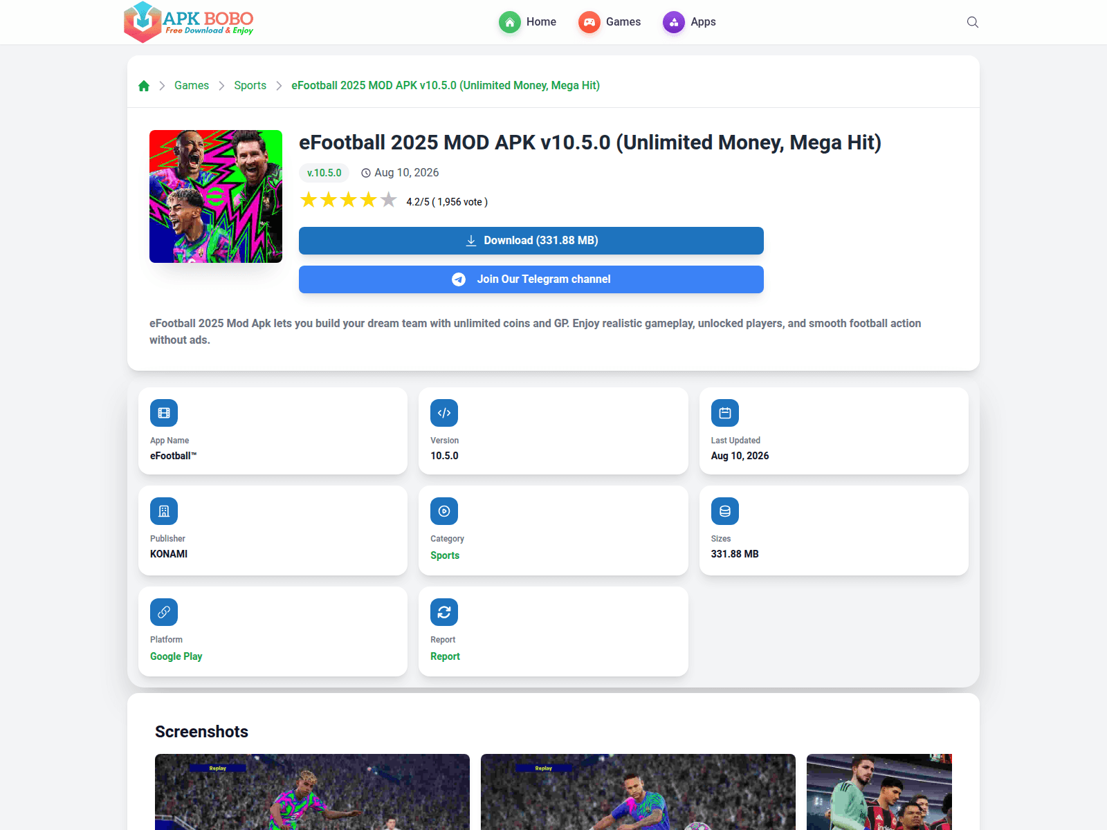 Screenshot of apkbobo.com