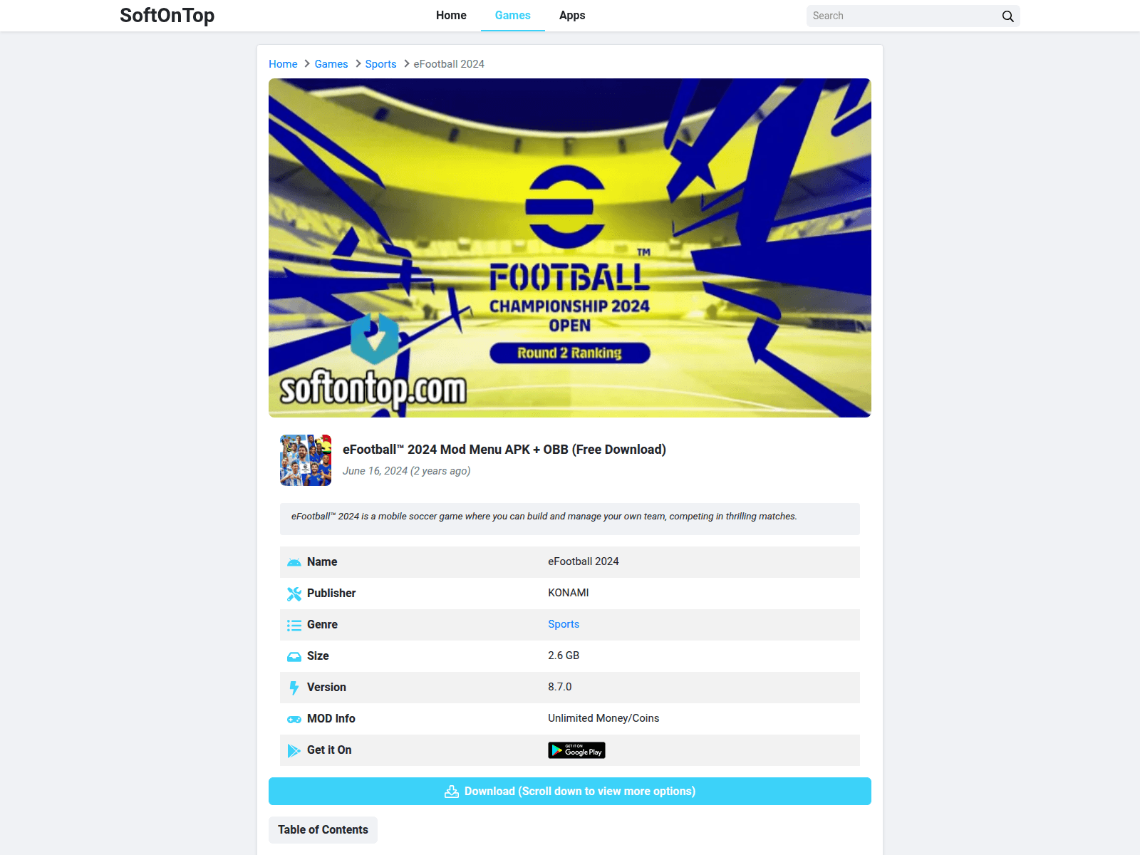 Screenshot of softontop.com