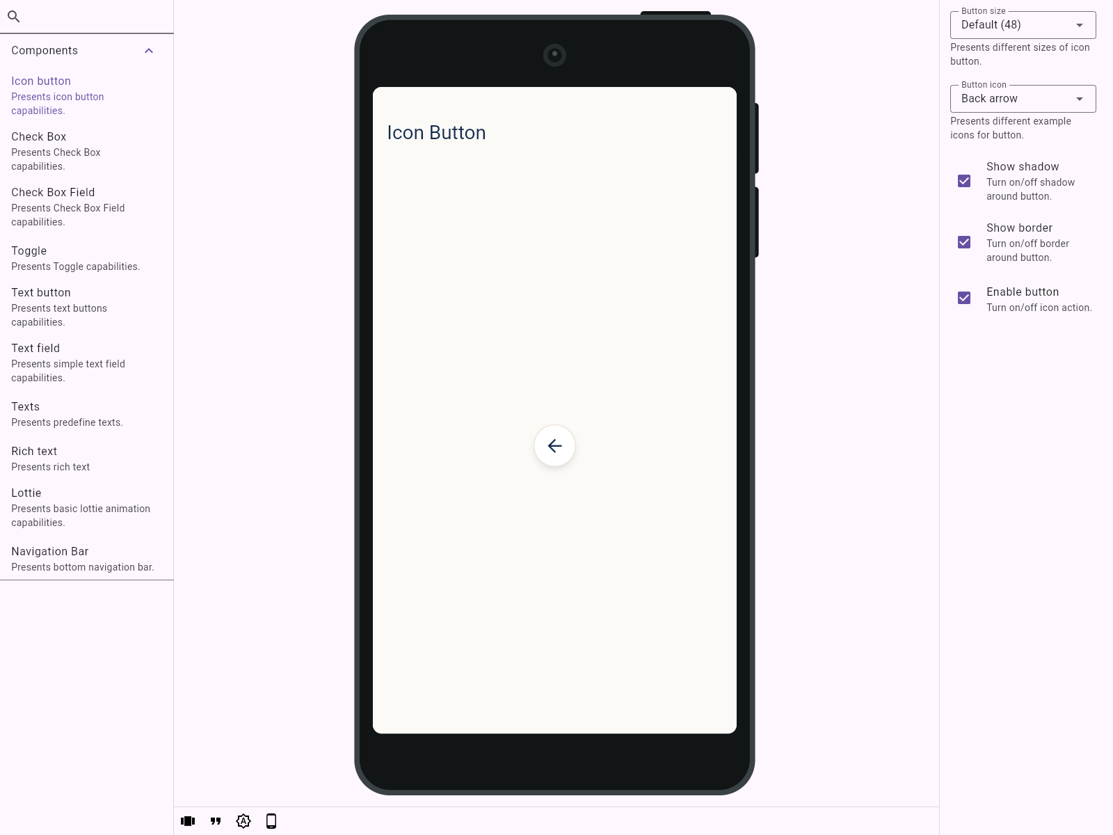 Screenshot von library.preview.inne.io