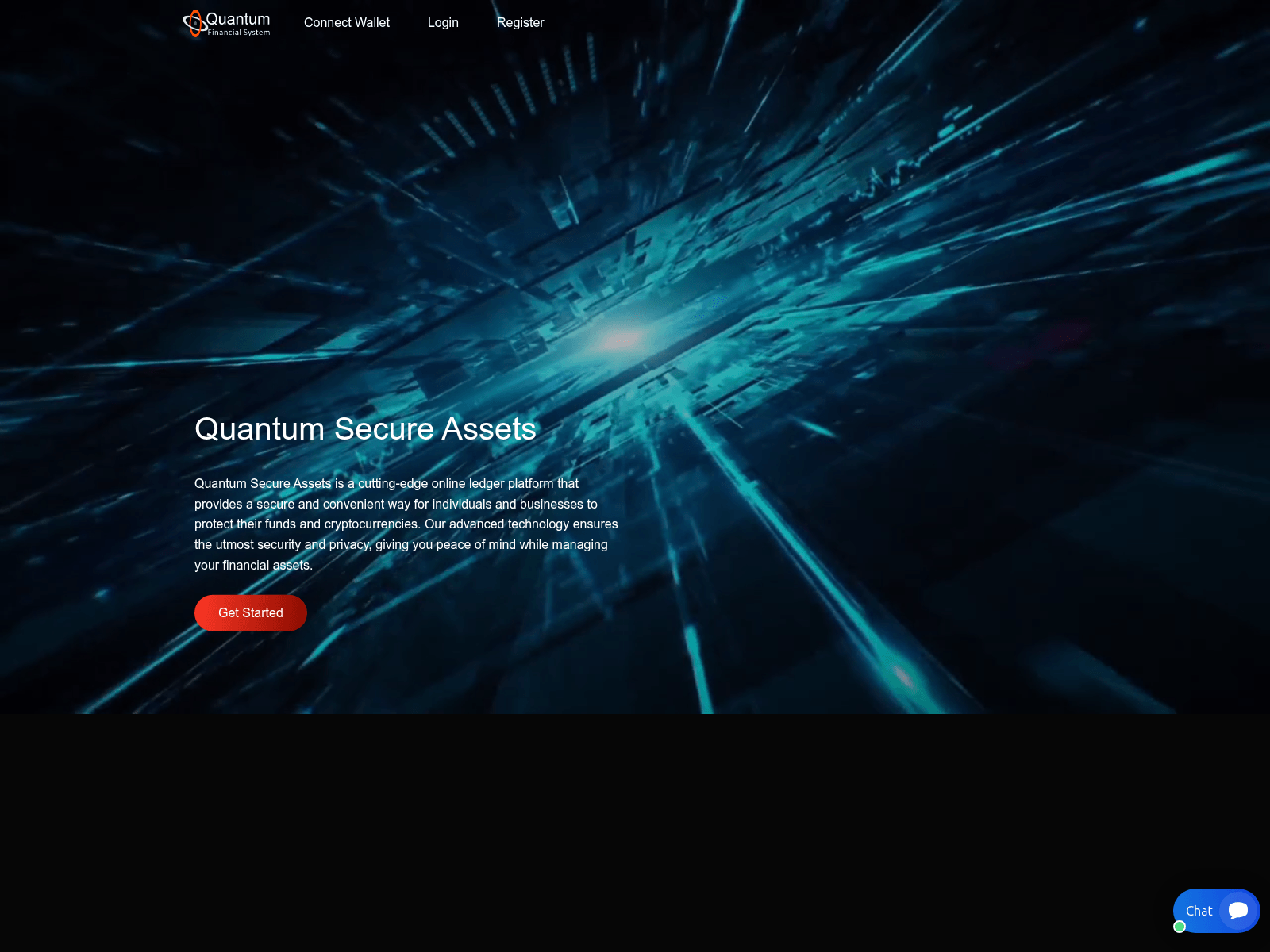 Знімок екрана qfssecureassets.com