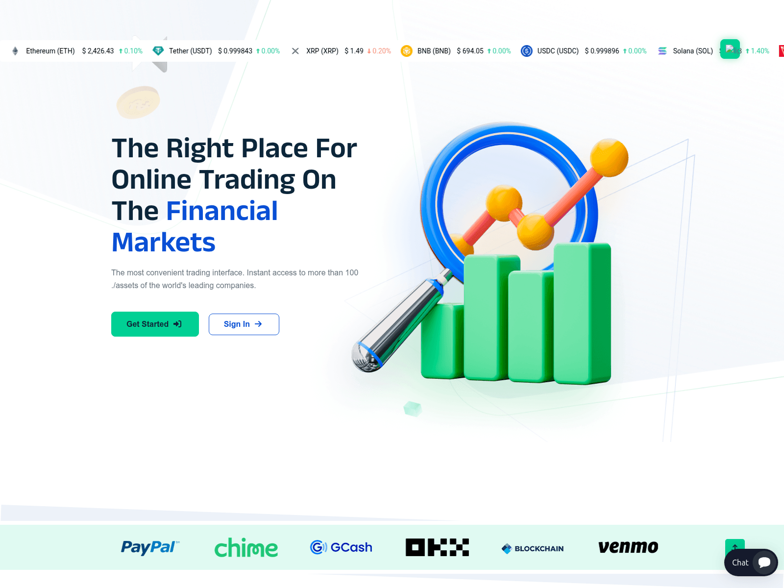 Знімок екрана nadexprimes.com.primenexax.com