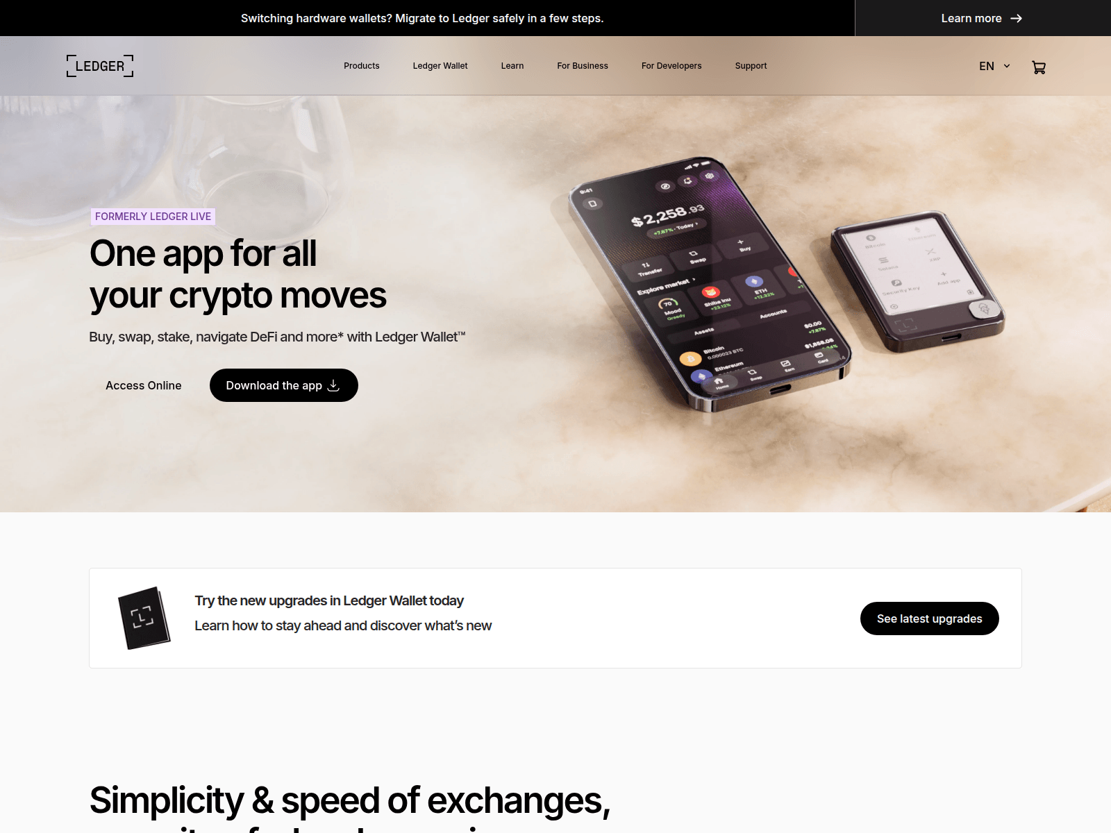 Screenshot of www-ledger-com-live-app.w3-live.com