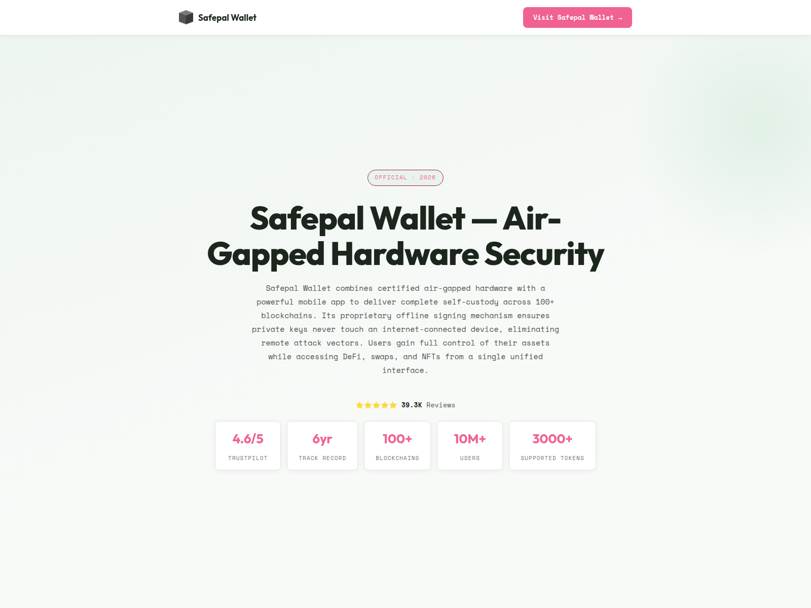Screenshot of me-safepal.com