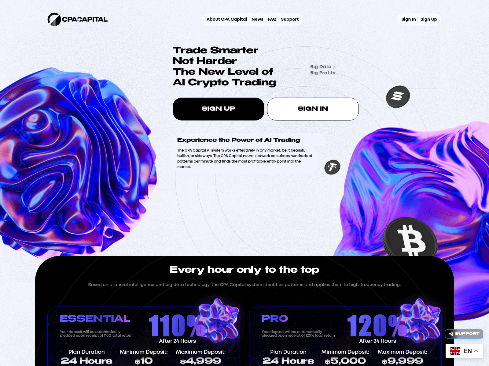 Screenshot of cpacapital.io