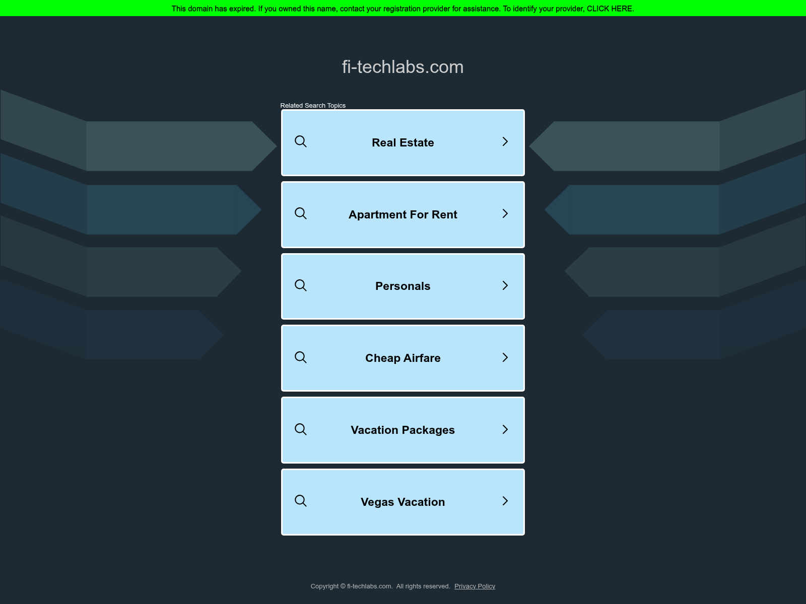 Screenshot of fi-techlabs.com