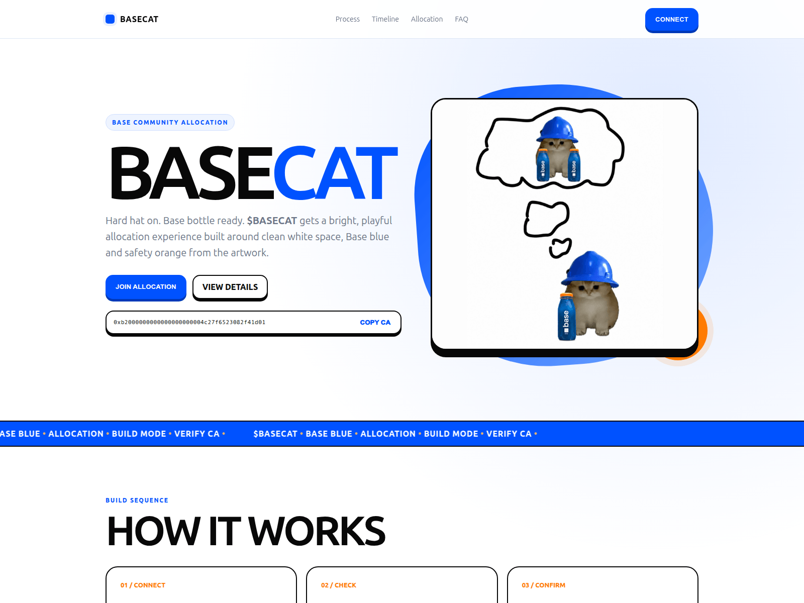 Screenshot of basecatcoin.lol