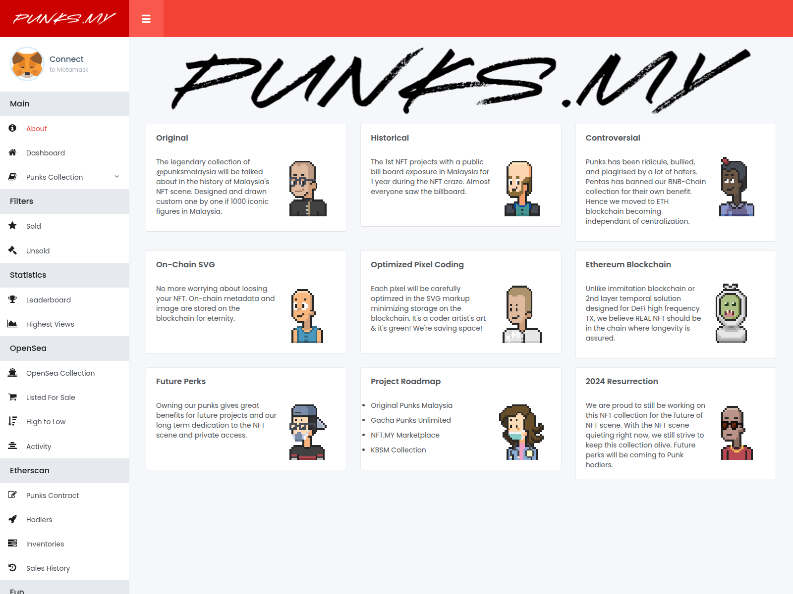 Screenshot of opensea.my