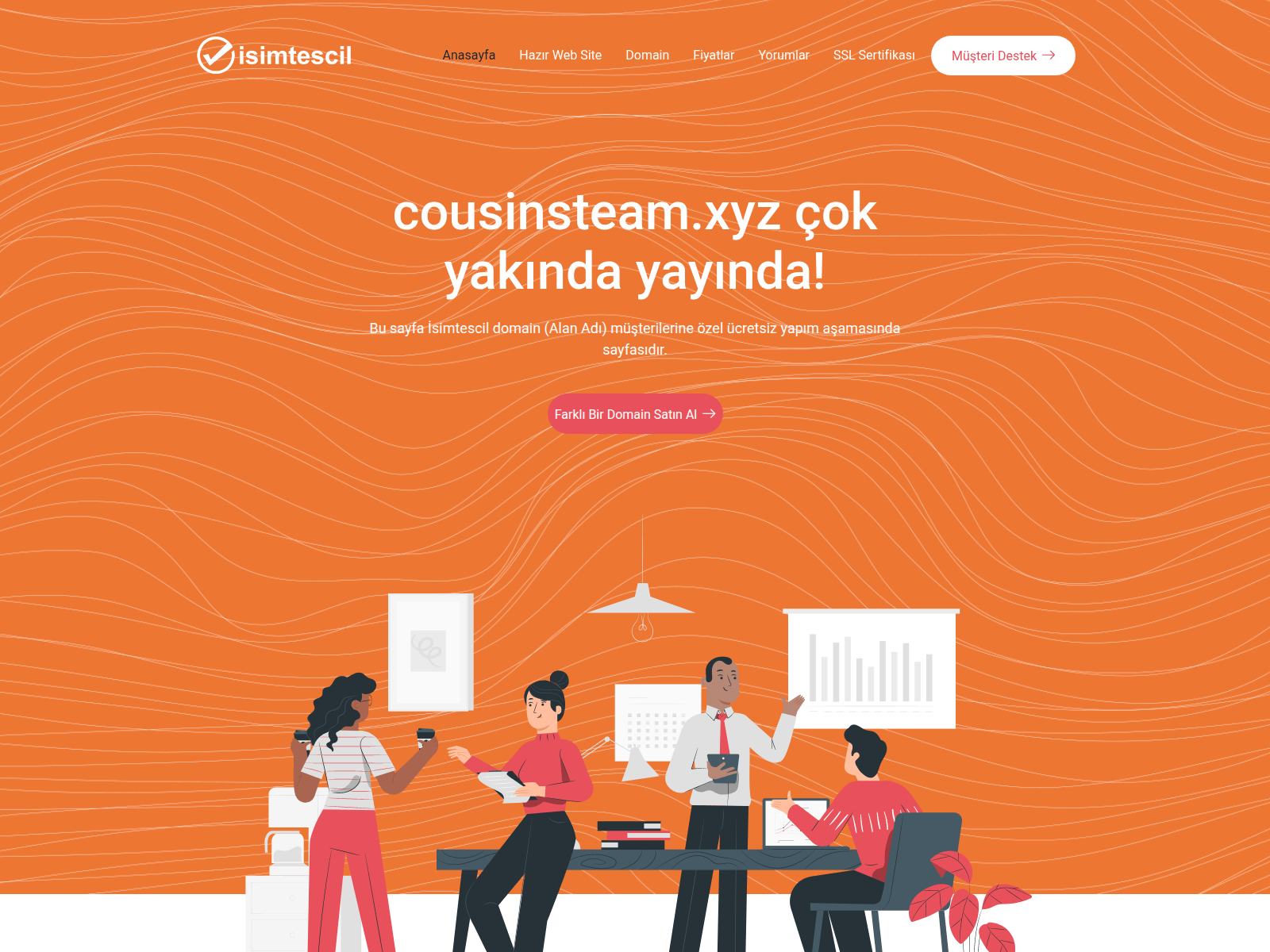 Screenshot of cousinsteam.xyz