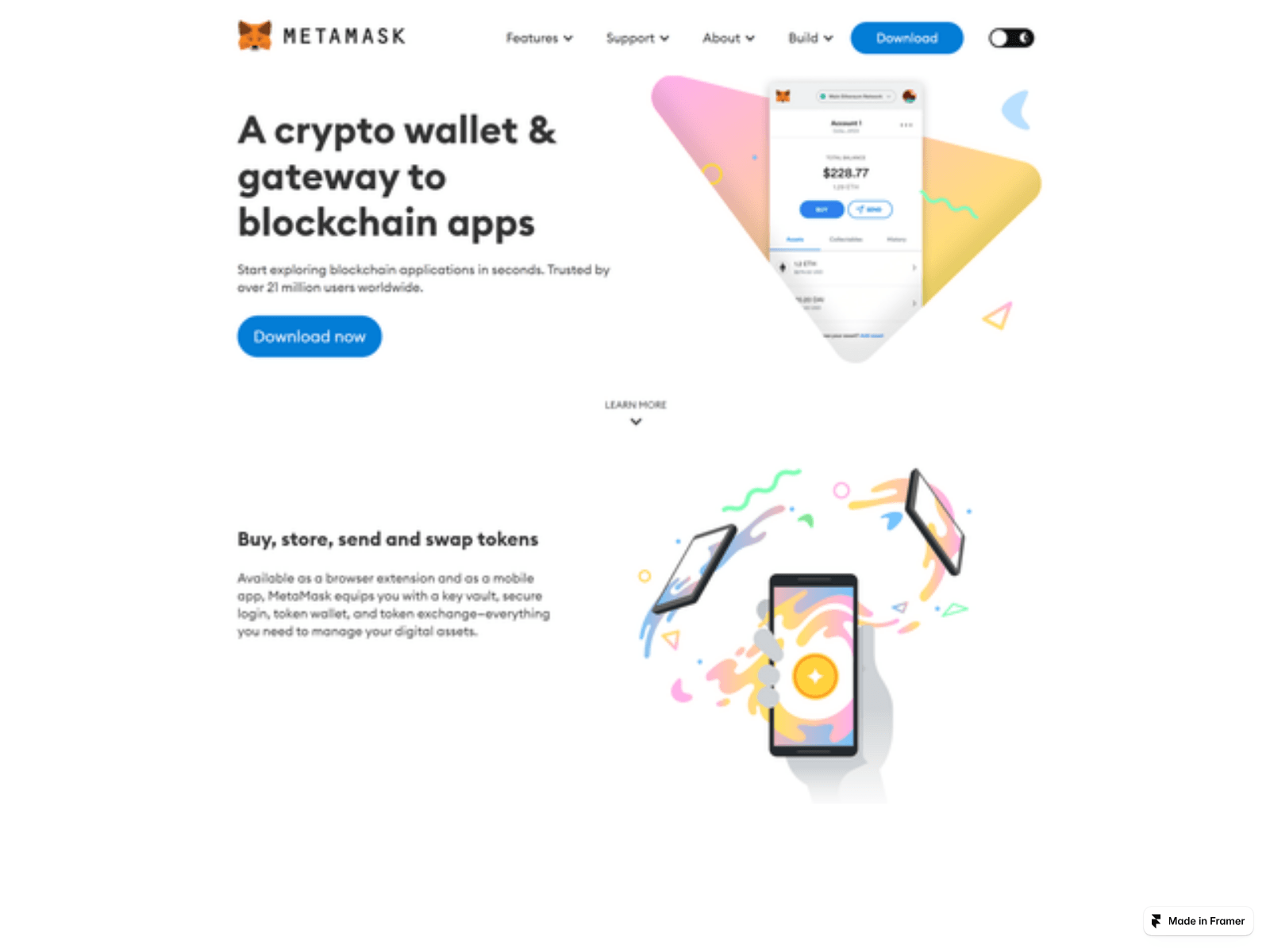 Screenshot of motamask-ai.framer.ai