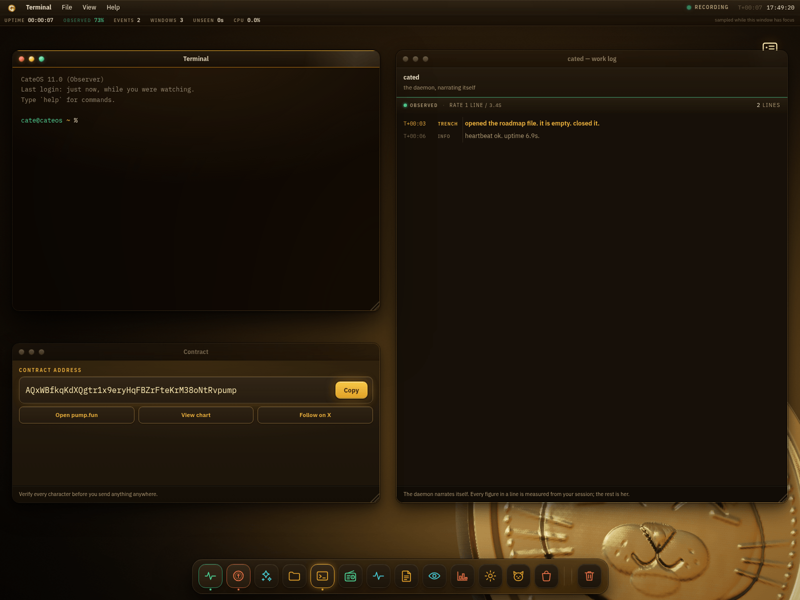 Screenshot of cateos.appsol.site