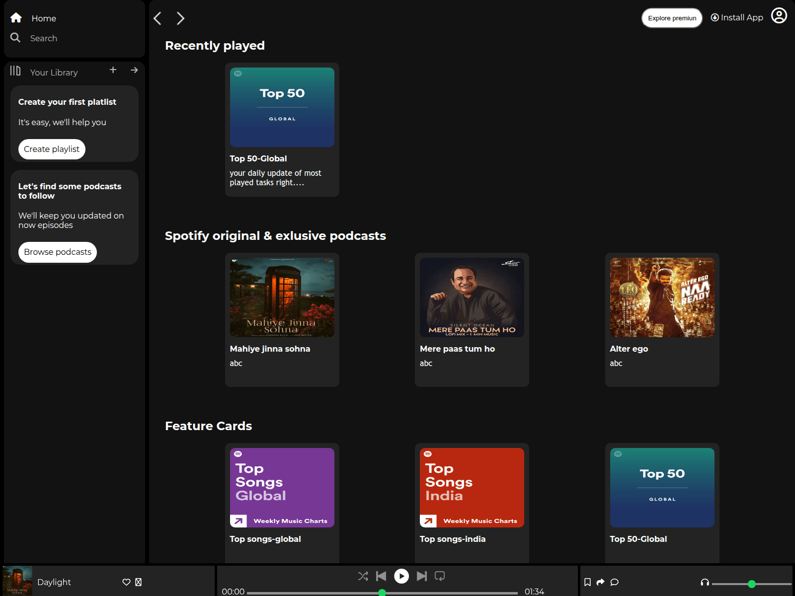Screenshot of tneetu97.github.io