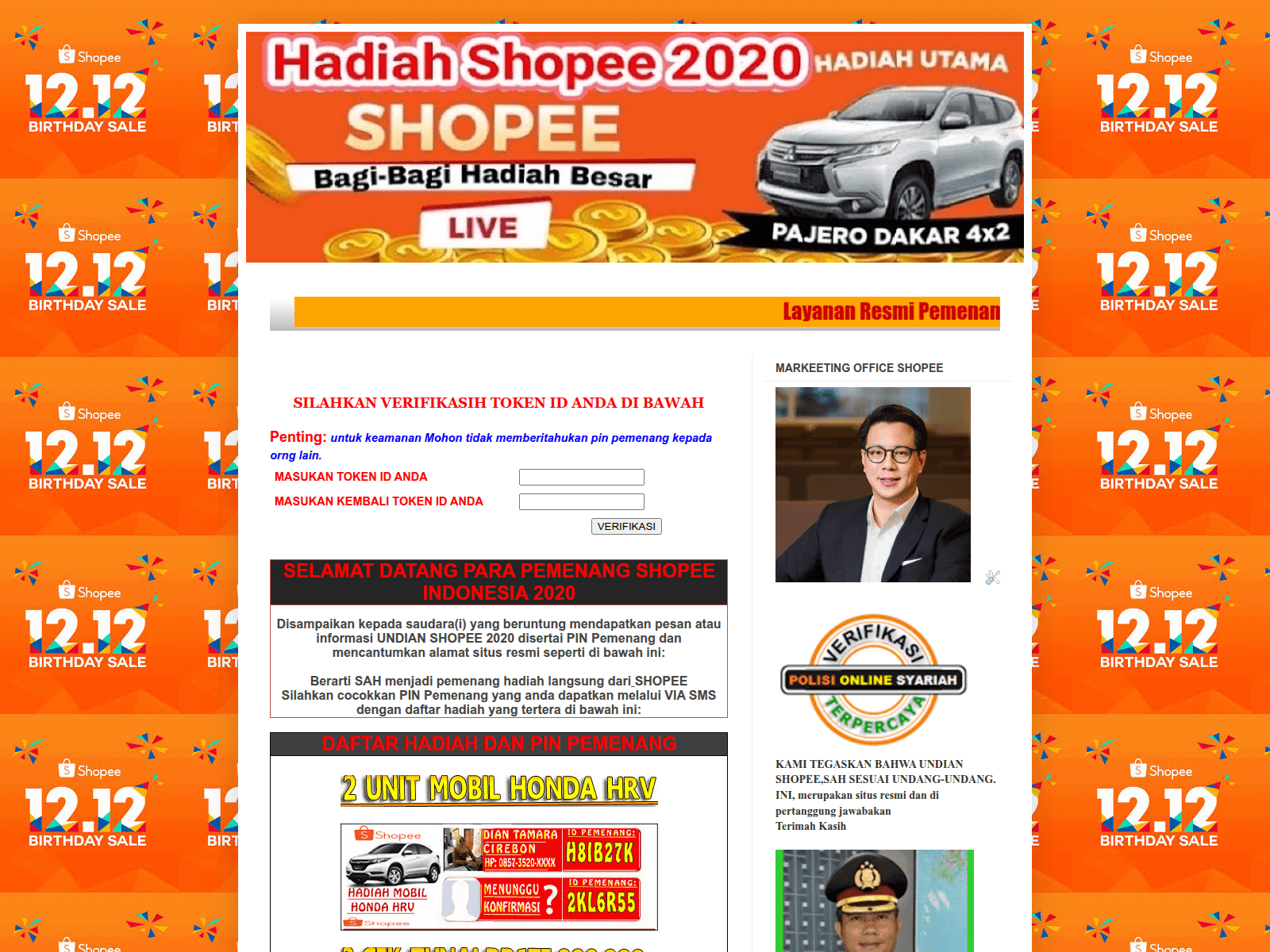Screenshot of infoundianshopee37.blogspot.com