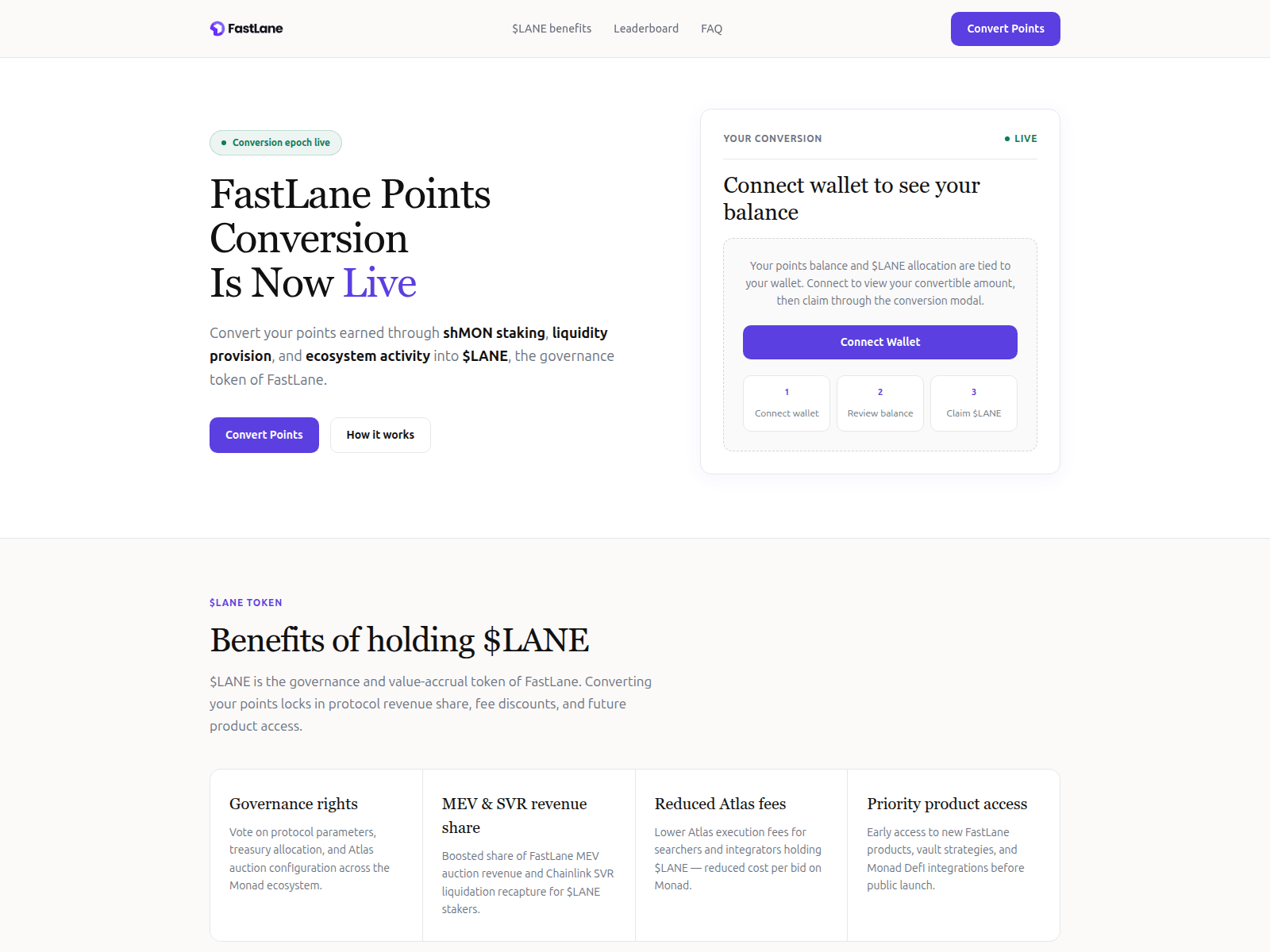 Screenshot of claim-fastlane.xyz