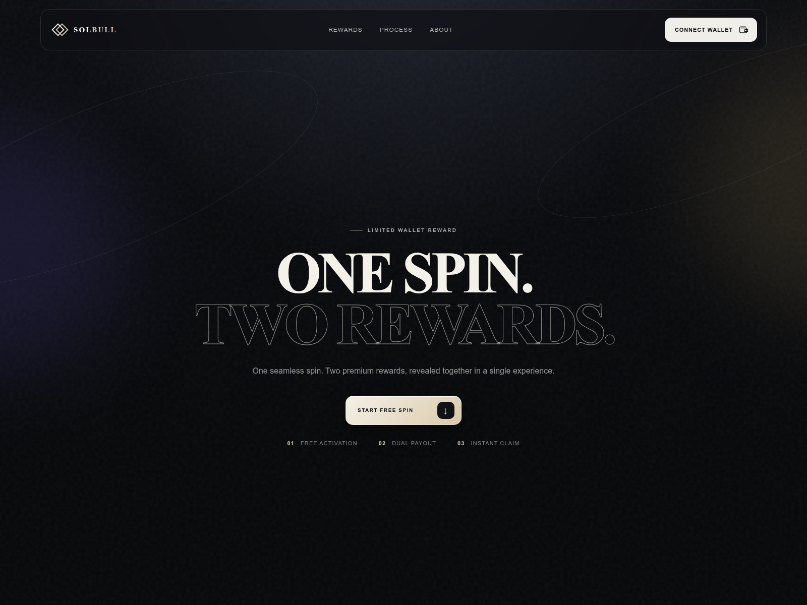 Screenshot of solspin.top
